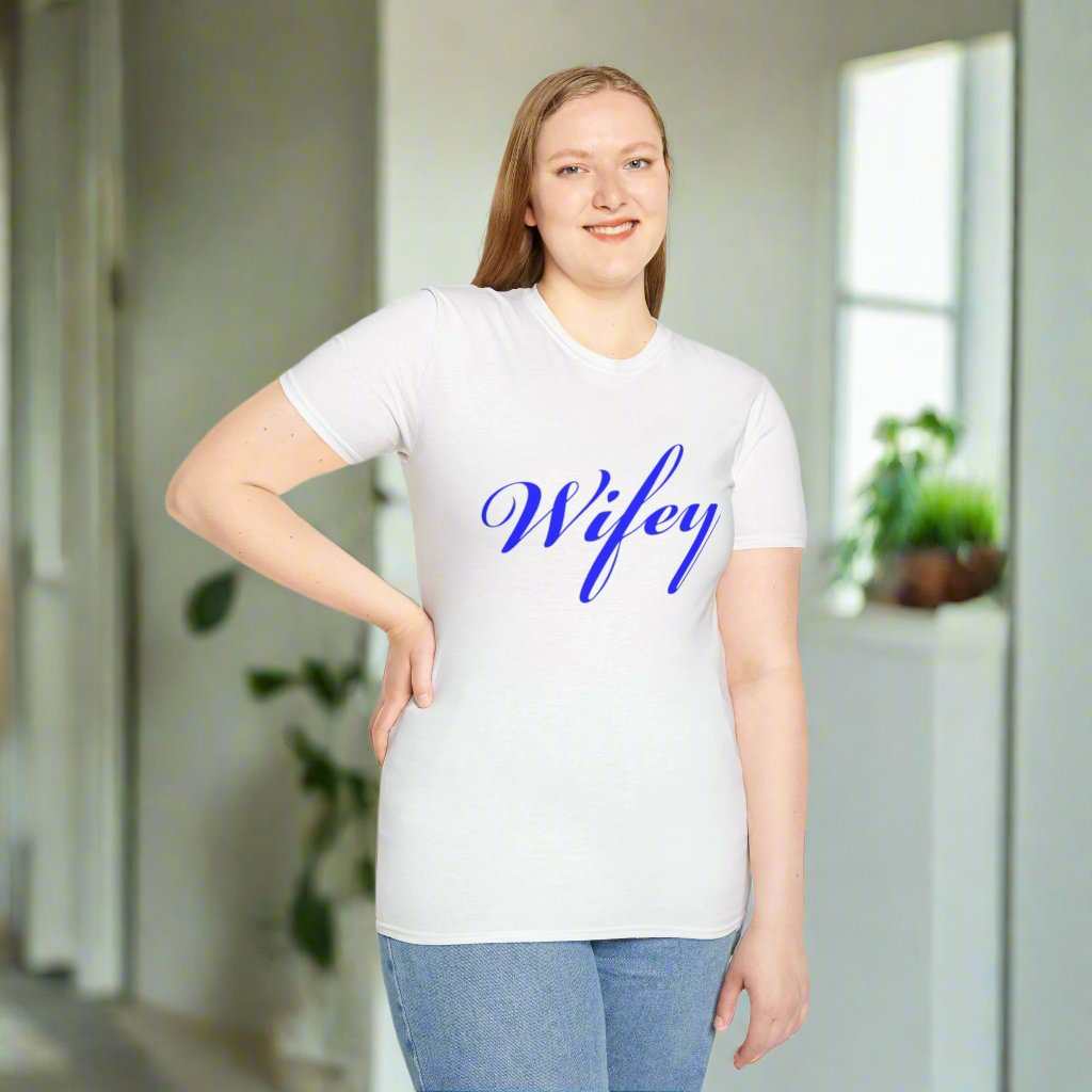 Wifey T-Shirt – Cute Wife Graphic Tee Anniversary Gift - WJMAPPAREL.COM