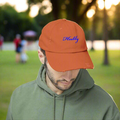 Hubby Dad Hat – Cute Husband Adjustable Cap Anniversary Gift - WJMAPPAREL.COM