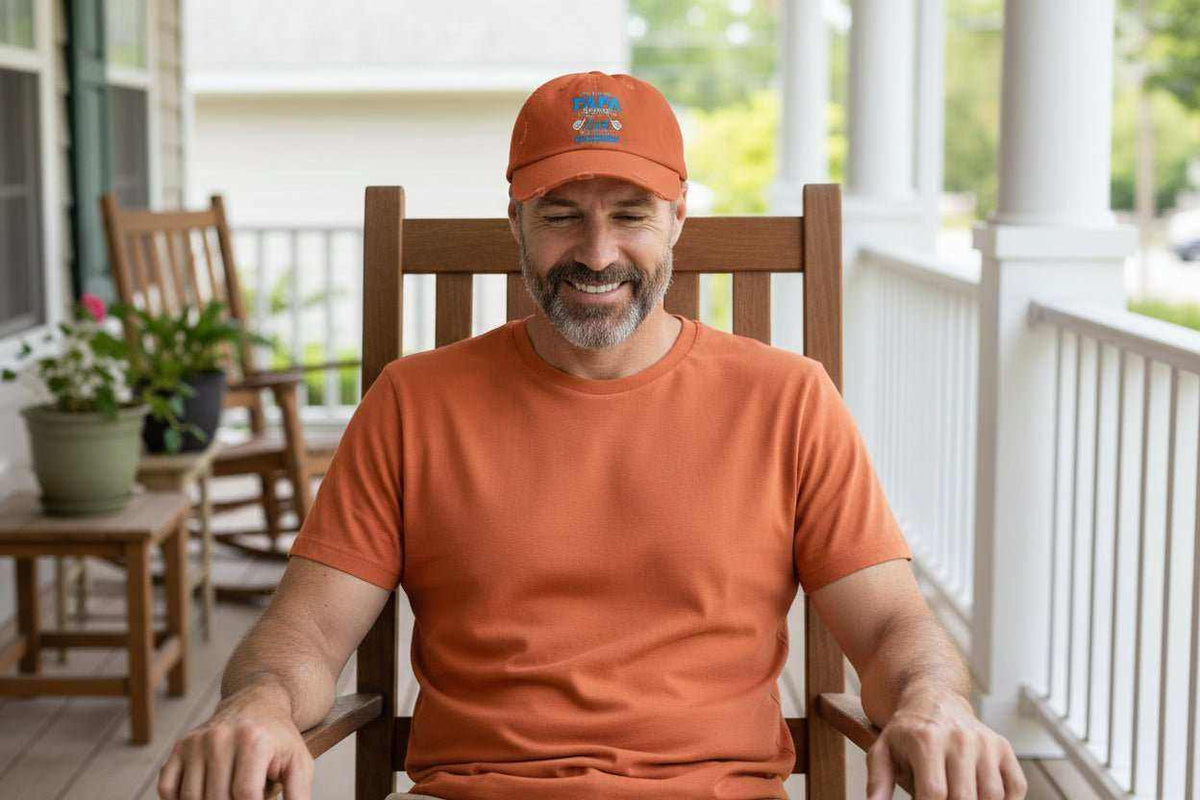 Funny Papa Hat – “Too Cool To Be Called Grandfather” Distressed Cap Gift for Grandpa & Papa - WJMAPPAREL.COM