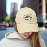 DON'T CARE AT ALL HAT