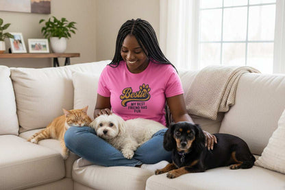Bestie Fur Friend Cat Mom T-Shirt – Cute Cat Lover Gift - WJMAPPAREL.COM