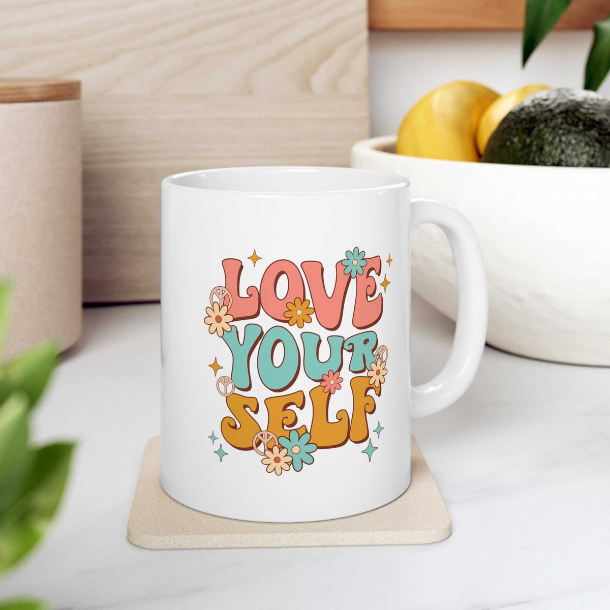 Love Yourself 11oz Mug – Self Love Inspirational Coffee Mug Gift - WJMAPPAREL.COM