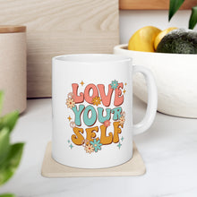 11oz Mug Love Yourself is the perfect companion for your morning brew 