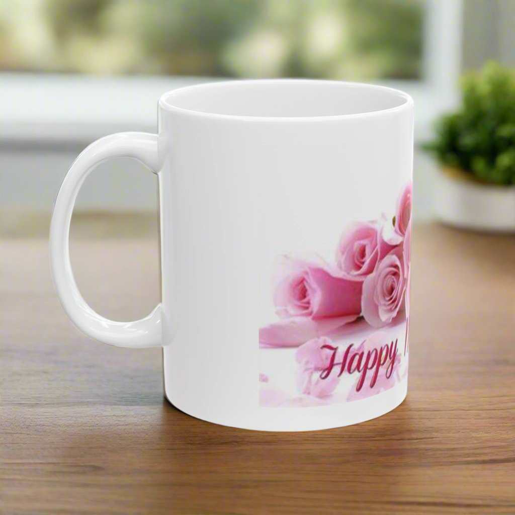 Mother’s Day Flowers 11oz Mug – Floral Mom Coffee Mug Gift - WJMAPPAREL.COM