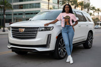 Detroit 313 Tee — Girl in Camo Cap Graphic T-Shirt - WJMAPPAREL.COM