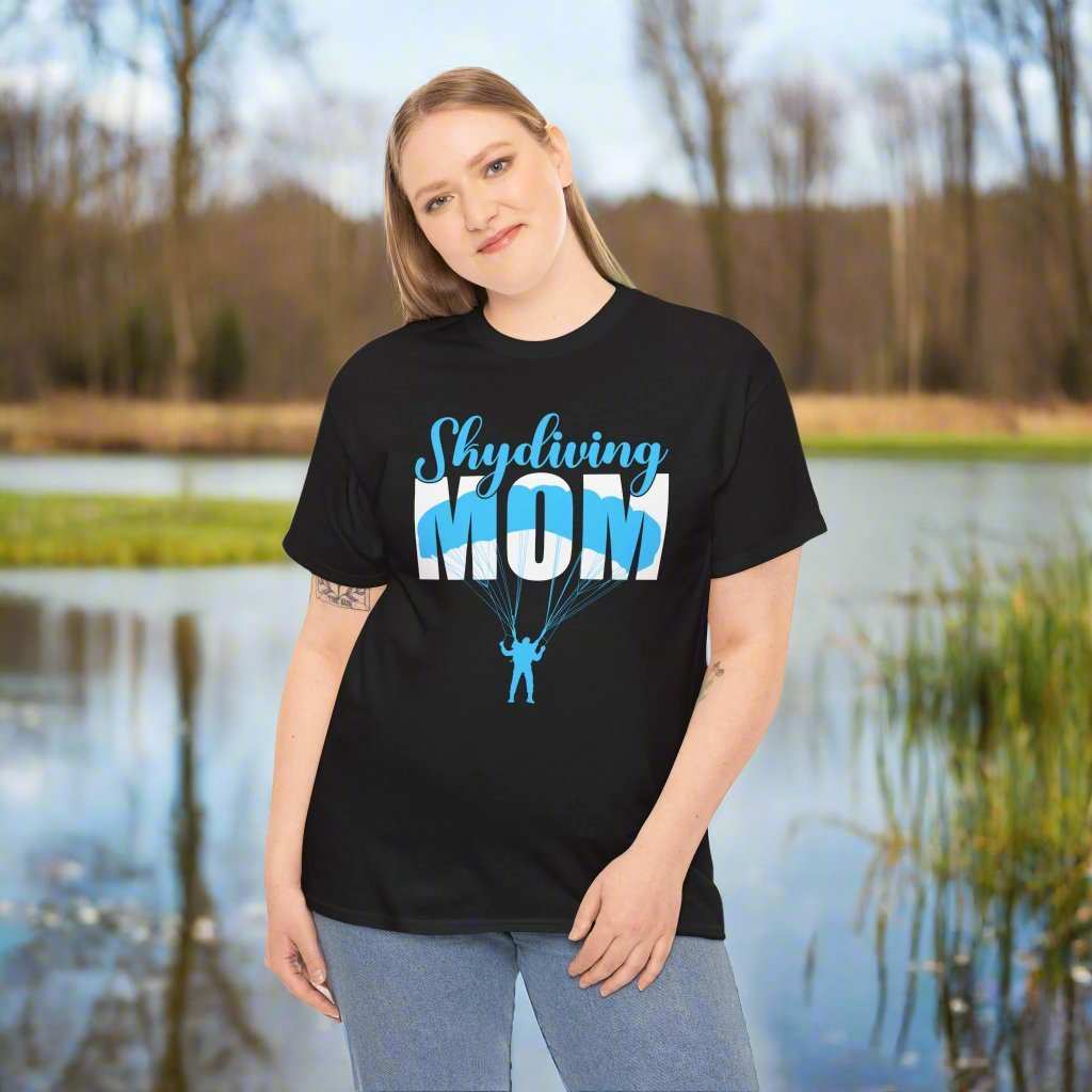 Skydiving Mom T-Shirt – Funny Extreme Sports Graphic Tee Gift - WJMAPPAREL.COM