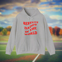 Bestest Daddy In The World Hoodie Red