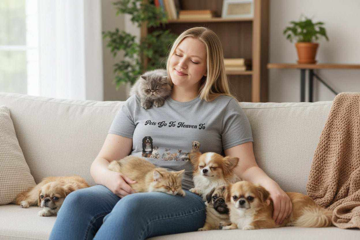 Pets Go To Heaven T-Shirt - WJMAPPAREL.COM
