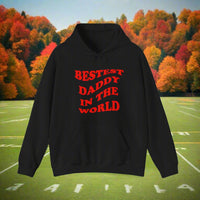 Bestest Daddy In The World Hoodie Red