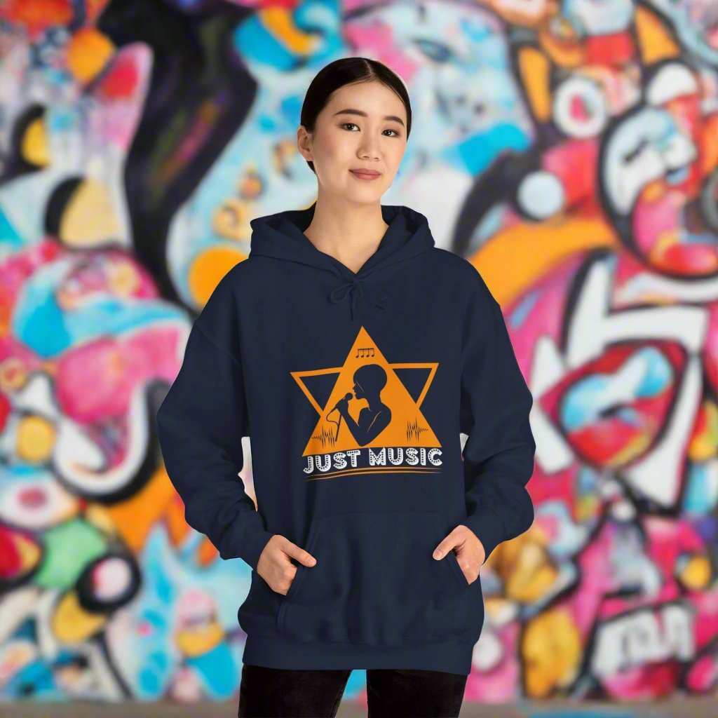Just Music Hoodie – Minimalist Music Lover Sweatshirt Gift - WJMAPPAREL.COM