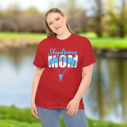 Skydiving Mom T-Shirt – Funny Extreme Sports Graphic Tee Gift - WJMAPPAREL.COM