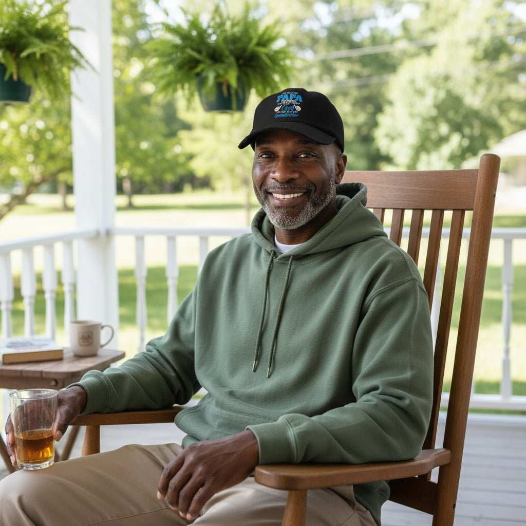 Funny Papa Hat – “Too Cool To Be Called Grandfather” Distressed Cap Gift for Grandpa & Papa - WJMAPPAREL.COM