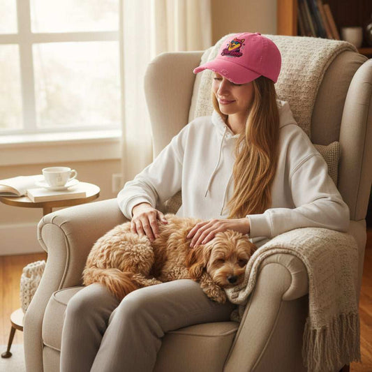 Paw - Some Neon Dog Hat – Funny Dog Lover Distressed Baseball Cap Gift - WJMAPPAREL.COM