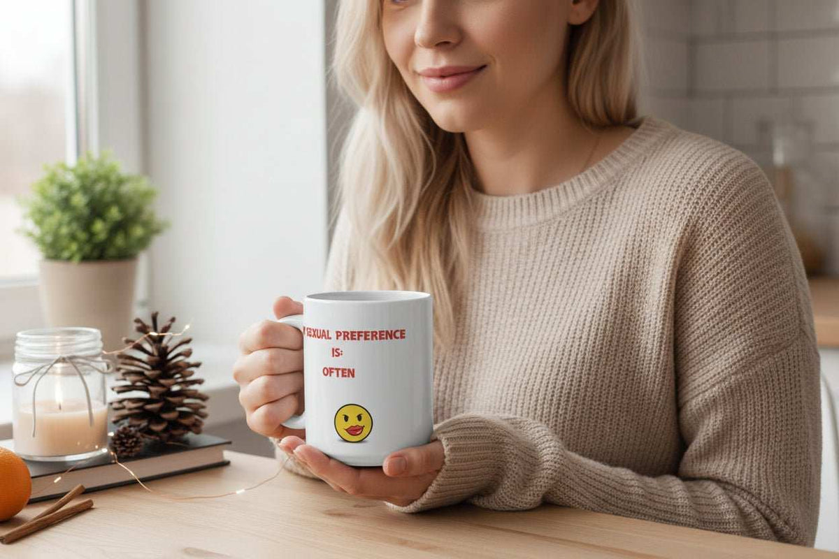 My Sexual Preference Often Mug – Funny Adult Humor Coffee Cup Gift - WJMAPPAREL.COM