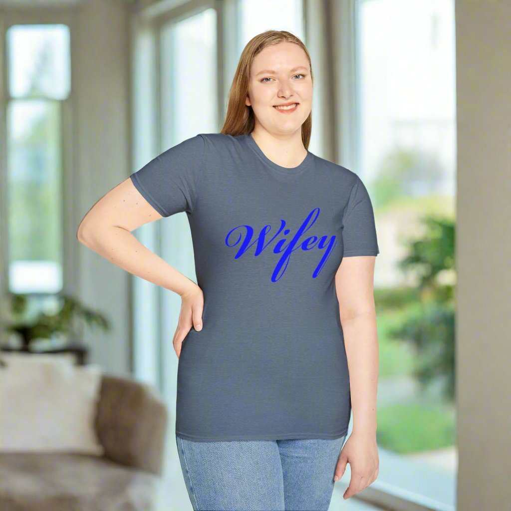 Wifey T-Shirt – Cute Wife Graphic Tee Anniversary Gift - WJMAPPAREL.COM