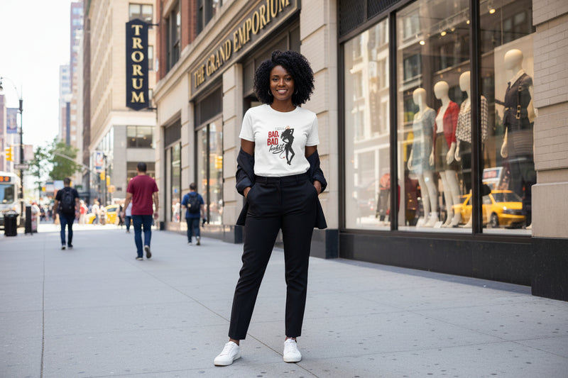 black woman standing