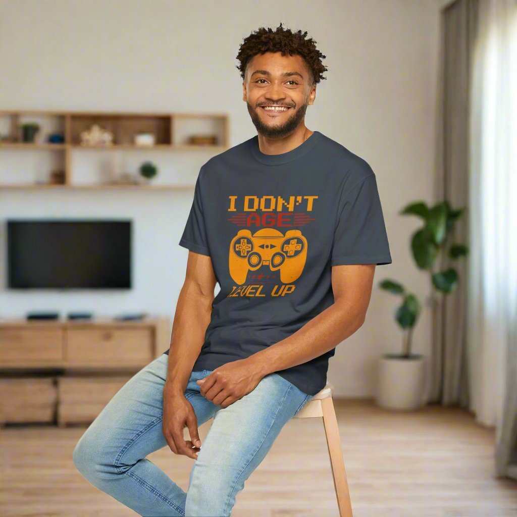 I Don’t Age I Level Up T-Shirt – Funny Birthday Gamer Shirt Gift - WJMAPPAREL.COM