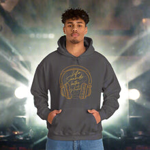 Life Sounds Better with Music hooded sweatshirt features a classic pul