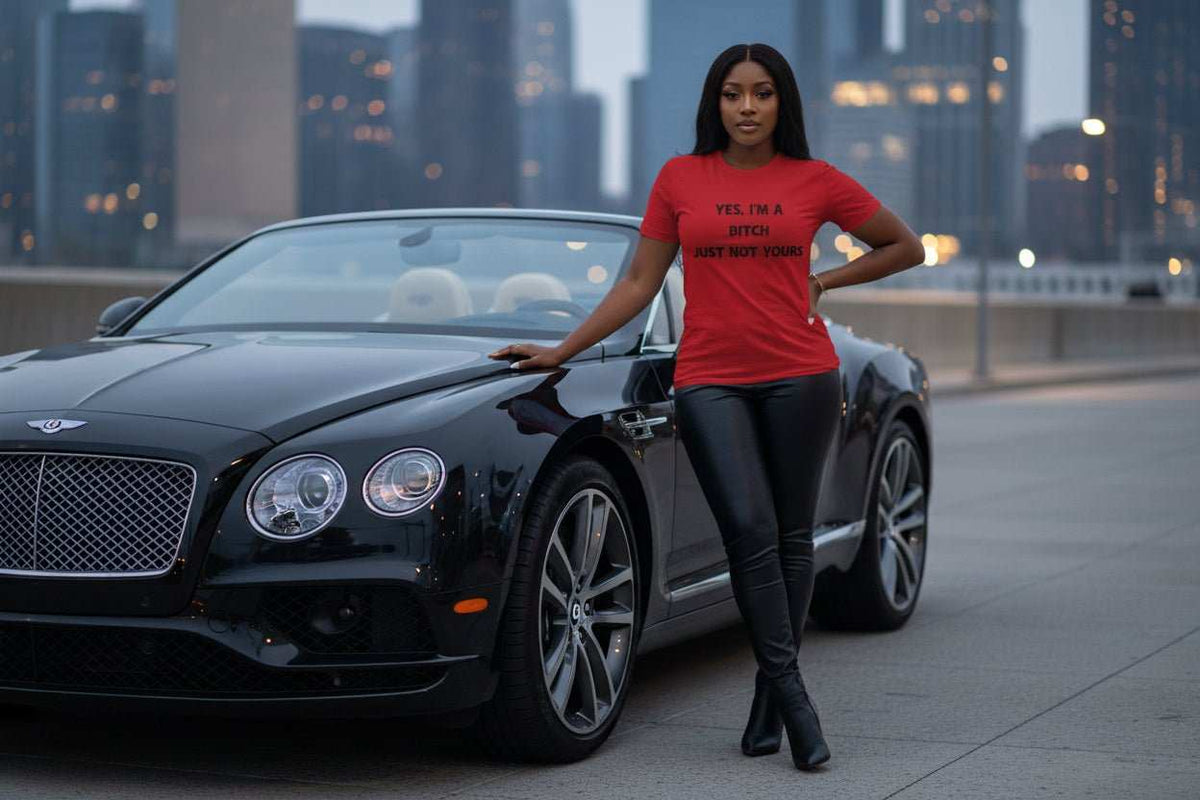 I’m a Bitch Just Not Yours T-Shirt – Funny Bold Graphic Tee Gift - WJMAPPAREL.COM