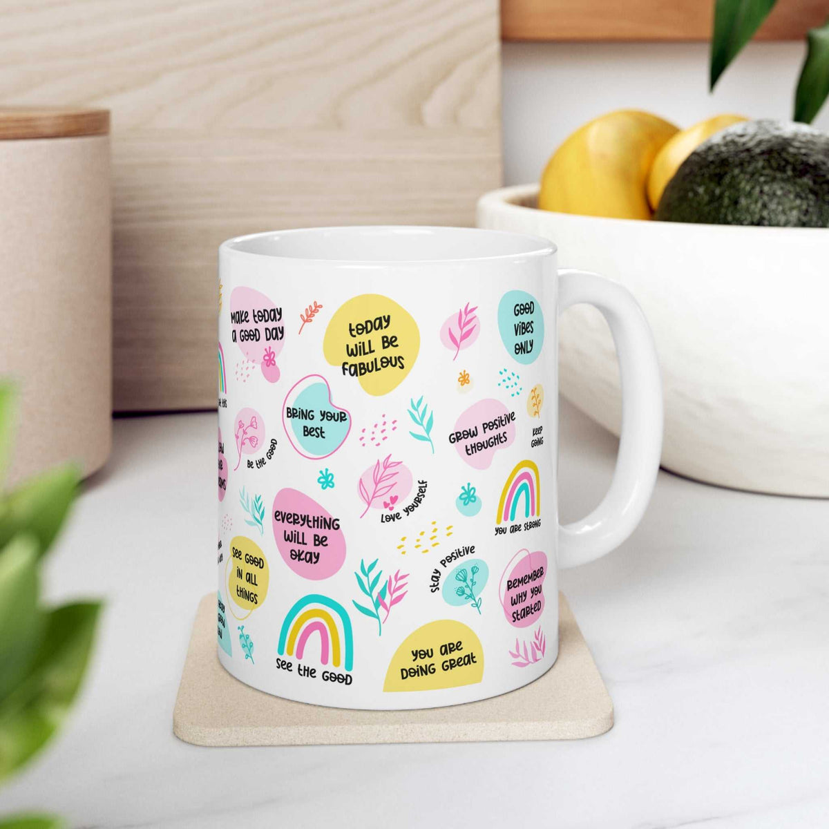 Inspirational 11oz Mug – Motivational Ceramic Coffee Mug Gift - WJMAPPAREL.COM