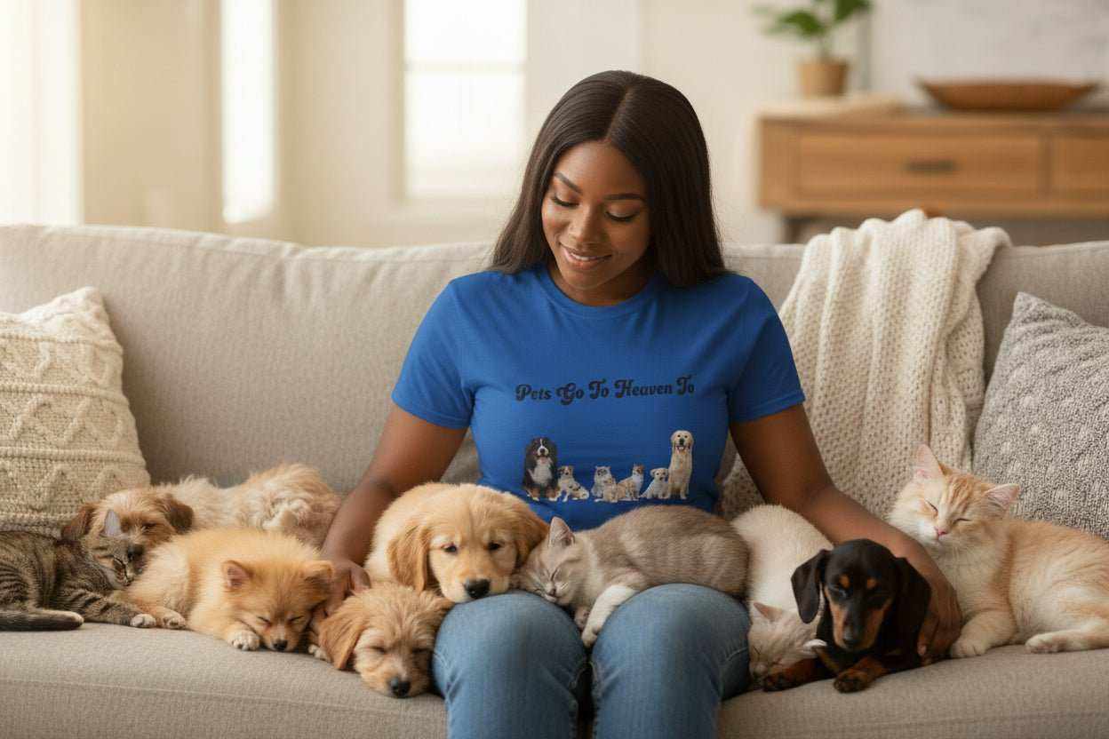 Pets Go To Heaven T-Shirt - WJMAPPAREL.COM