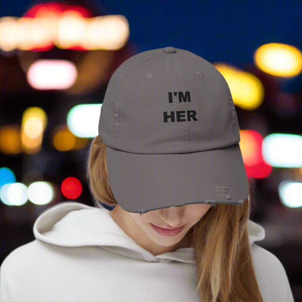 I’m Her Dad Hat – Bold Confident Adjustable Cap Gift - WJMAPPAREL.COM