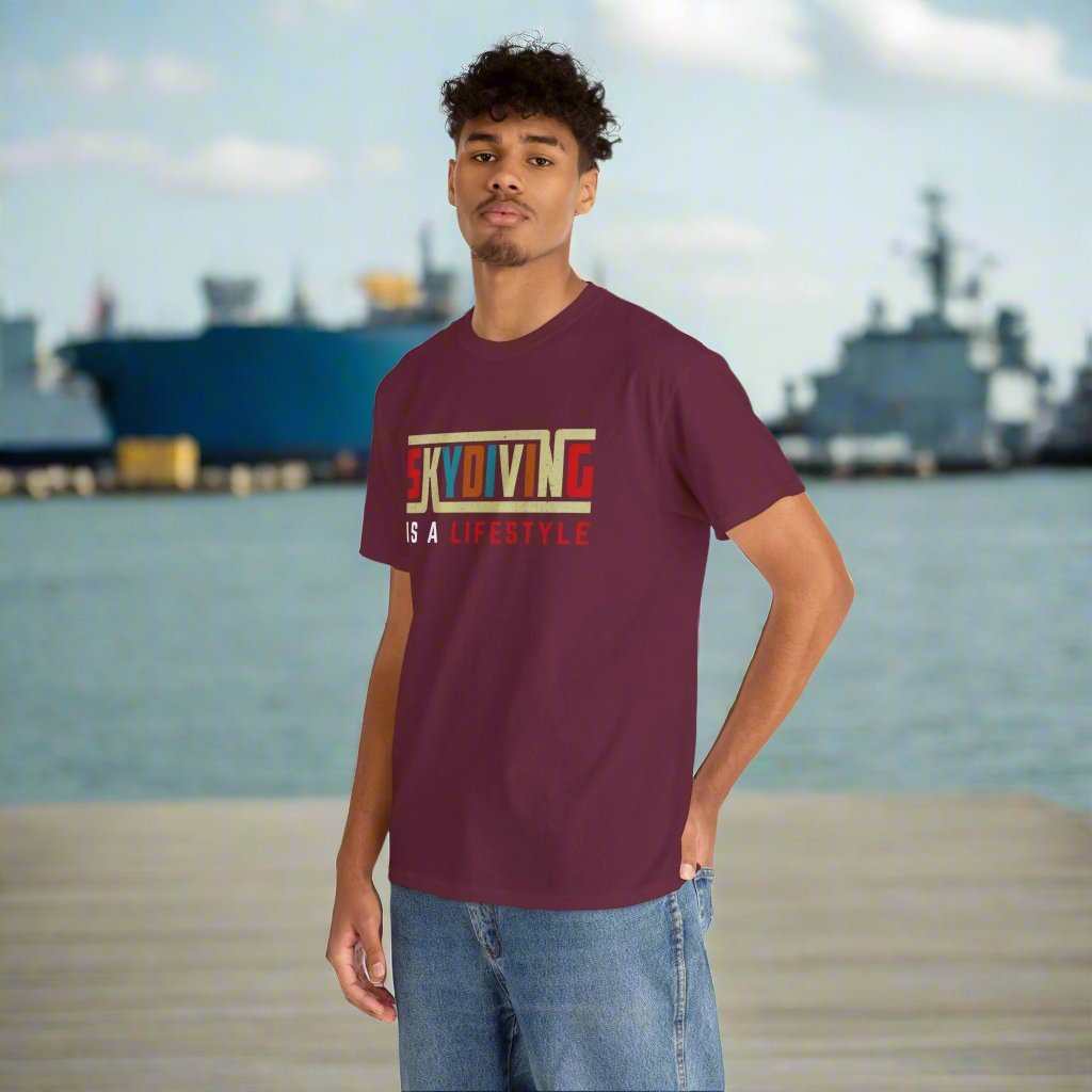 Skydiving Is A Lifestyle T-Shirt – Extreme Sports Graphic Tee Gift - WJMAPPAREL.COM