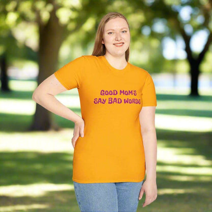 Good Moms Say Bad Words Shirt – Funny Mom Graphic Tee Gif - WJMAPPAREL.COM