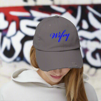 Wifey Dad Hat – Cute Wife Adjustable Cap Anniversary Gift - WJMAPPAREL.COM