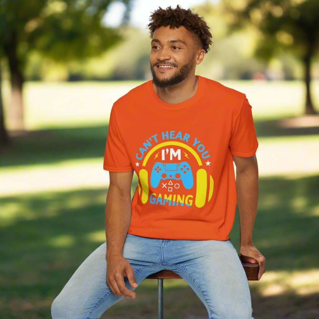 Can’t Hear You I’m Gaming T-Shirt – Funny Gamer Graphic Tee Gift - WJMAPPAREL.COM