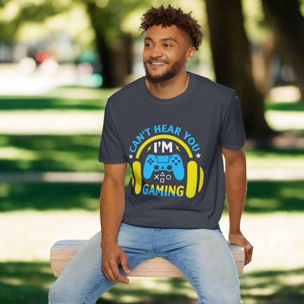 Can’t Hear You I’m Gaming T-Shirt – Funny Gamer Graphic Tee Gift - WJMAPPAREL.COM
