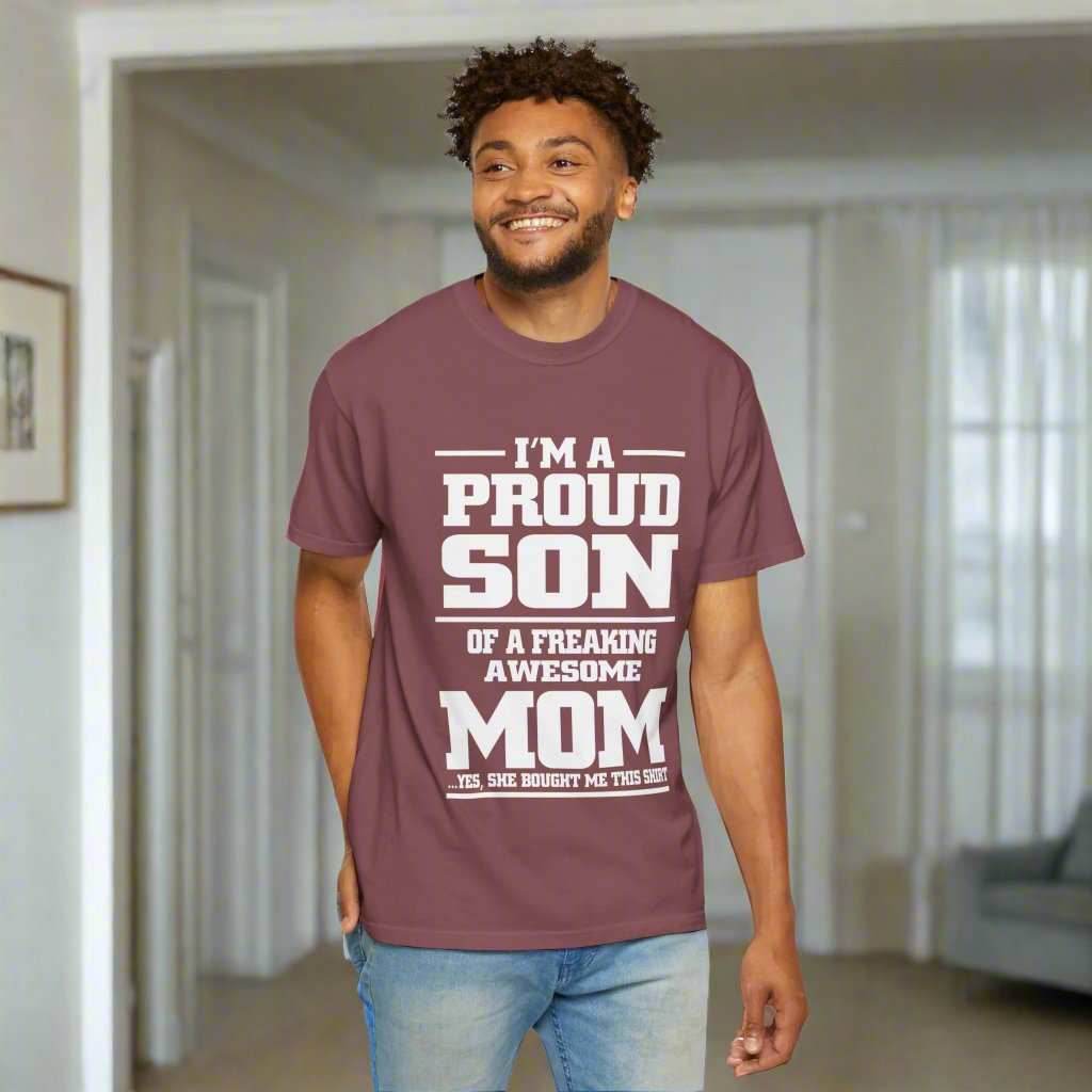 I’m a Proud Son T-Shirt – Meaningful Family Graphic Tee Gift - WJMAPPAREL.COM