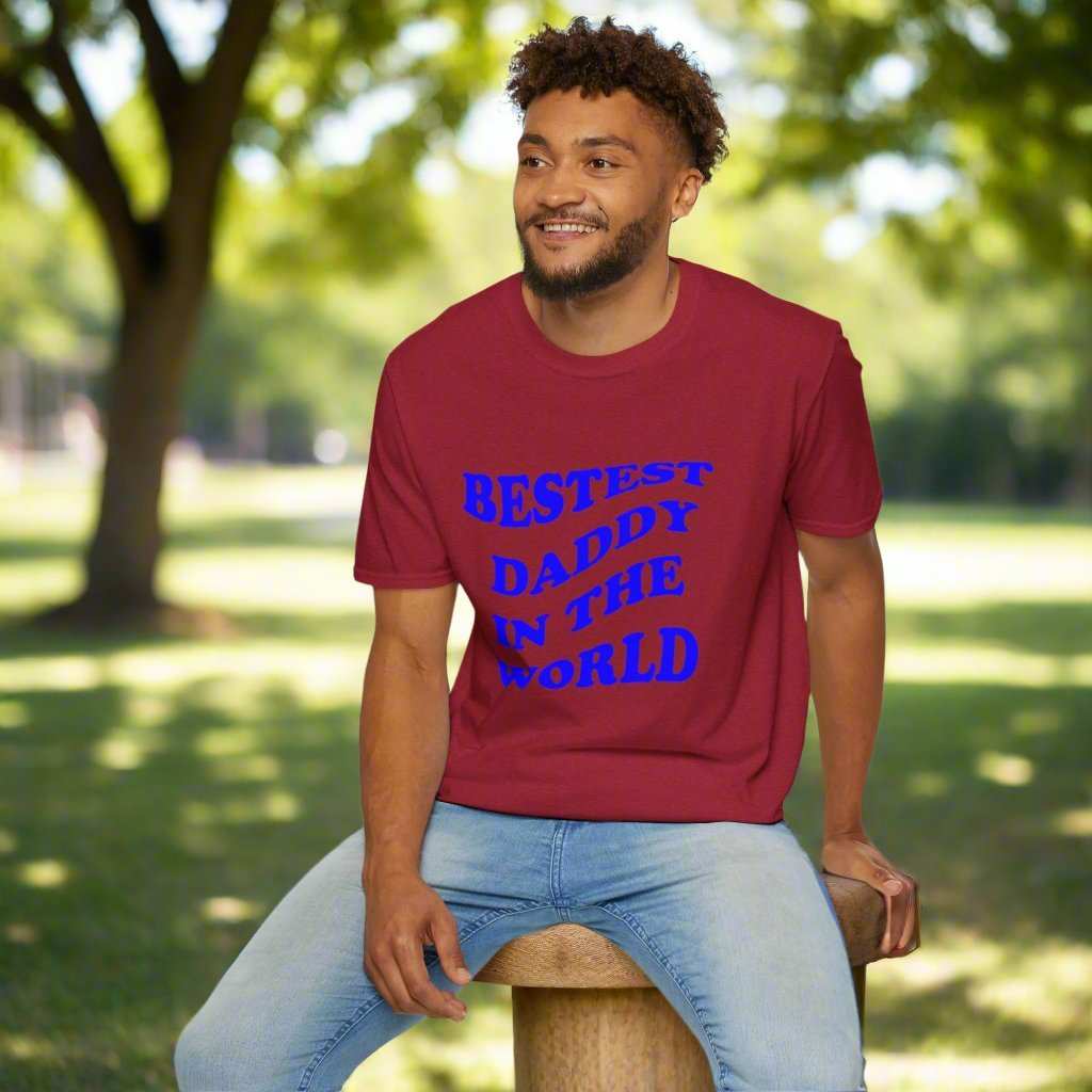 Bestest Daddy In The World T-Shirt – Best Dad Ever Graphic Tee Gift - WJMAPPAREL.COM
