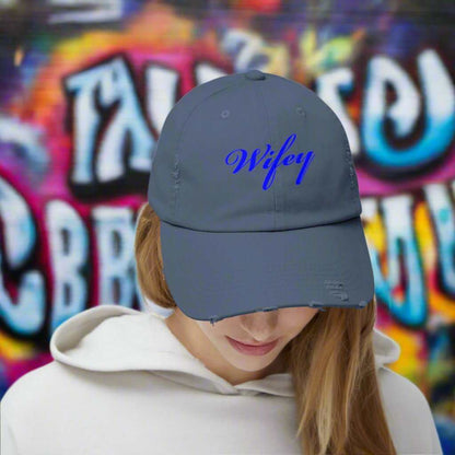 Wifey Dad Hat – Cute Wife Adjustable Cap Anniversary Gift - WJMAPPAREL.COM