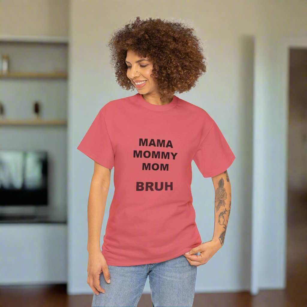 Mama Momy Mom Bruh T-Shirt – Funny Mom Graphic Tee Gift - WJMAPPAREL.COM