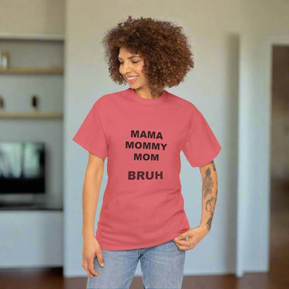 Mama Momy Mom Bruh T-Shirt – Funny Mom Graphic Tee Gift - WJMAPPAREL.COM