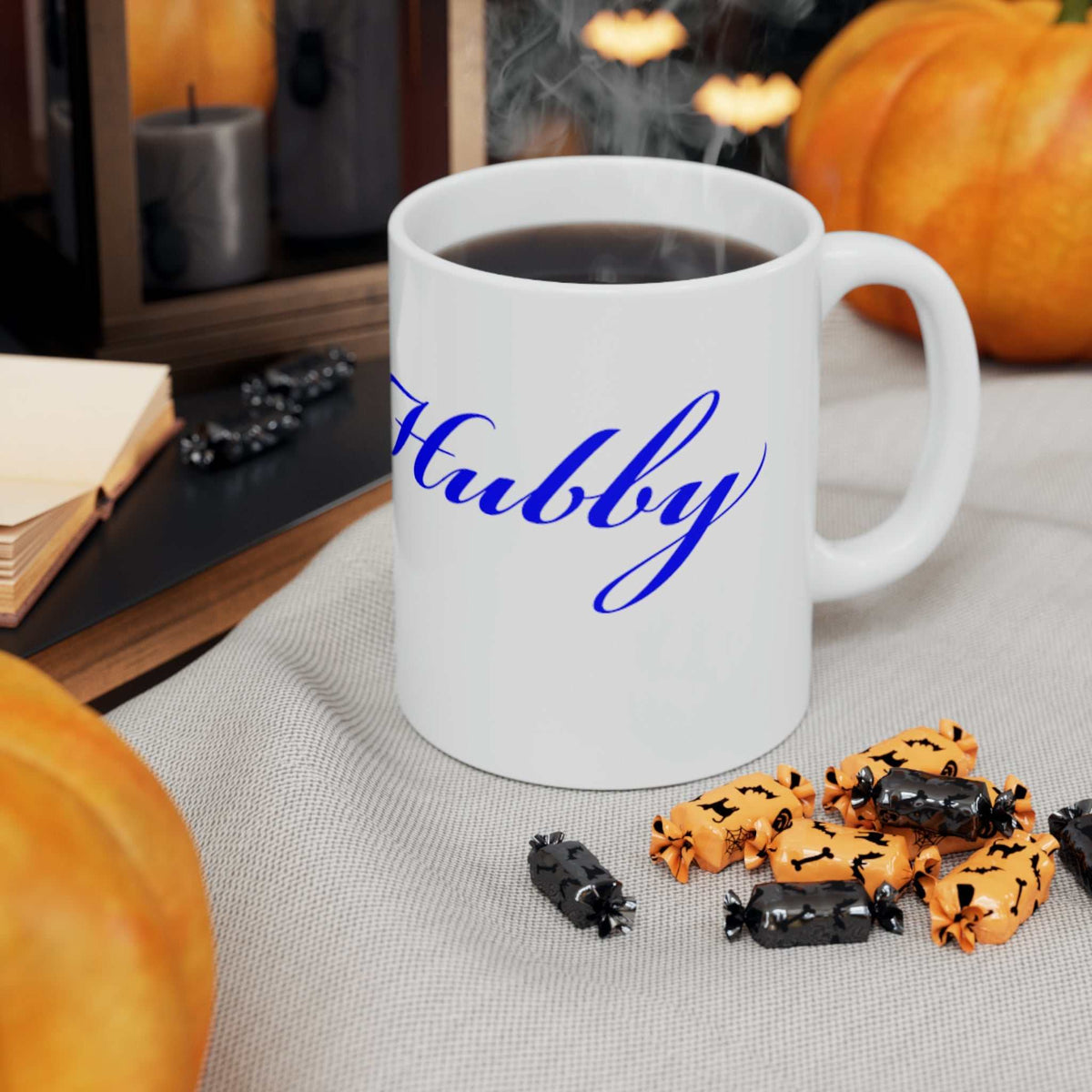 Hubby 11oz Mug – Cute Husband Coffee Mug Anniversary Gift - WJMAPPAREL.COM