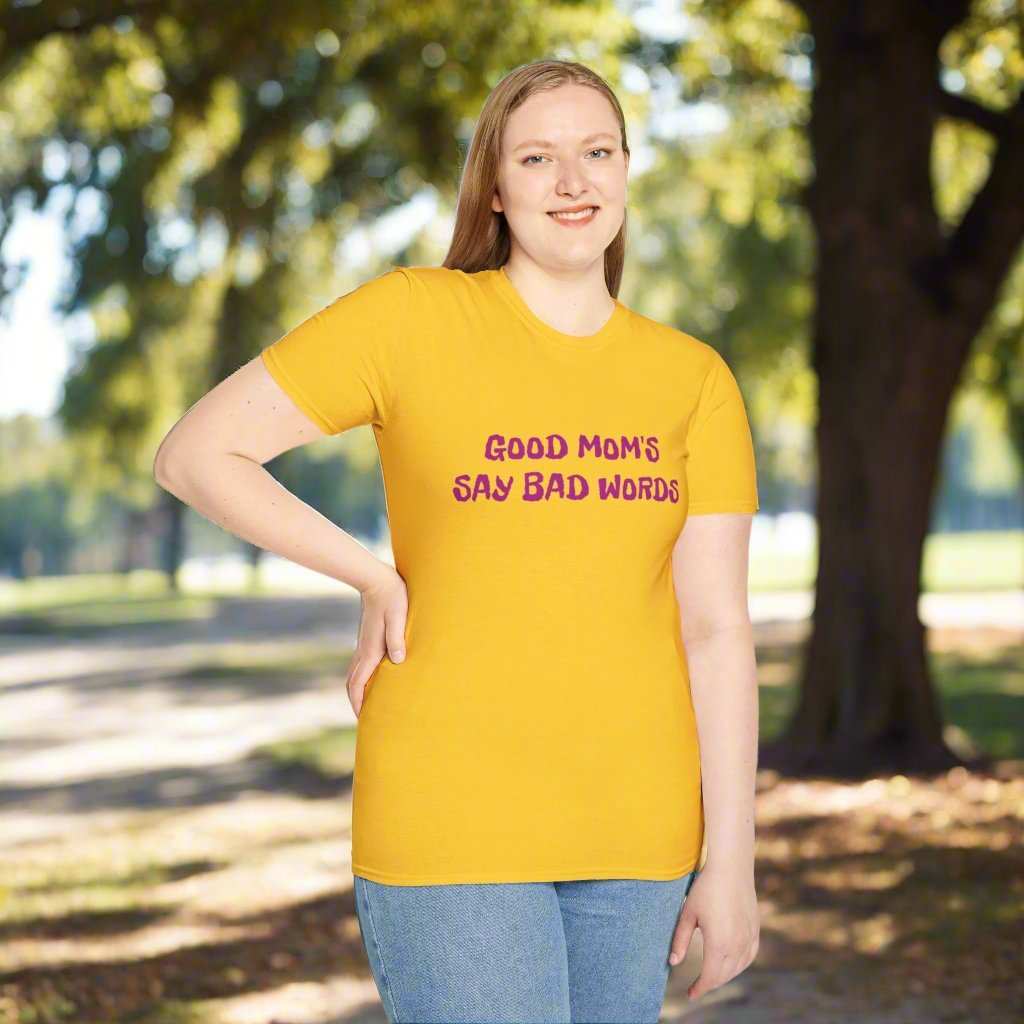 Good Moms Say Bad Words Shirt – Funny Mom Graphic Tee Gif - WJMAPPAREL.COM