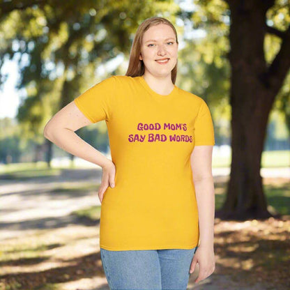 Good Moms Say Bad Words Shirt – Funny Mom Graphic Tee Gif - WJMAPPAREL.COM