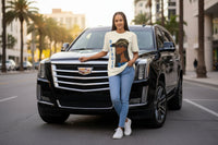 Detroit 313 Tee — Girl in Camo Cap Graphic T-Shirt - WJMAPPAREL.COM