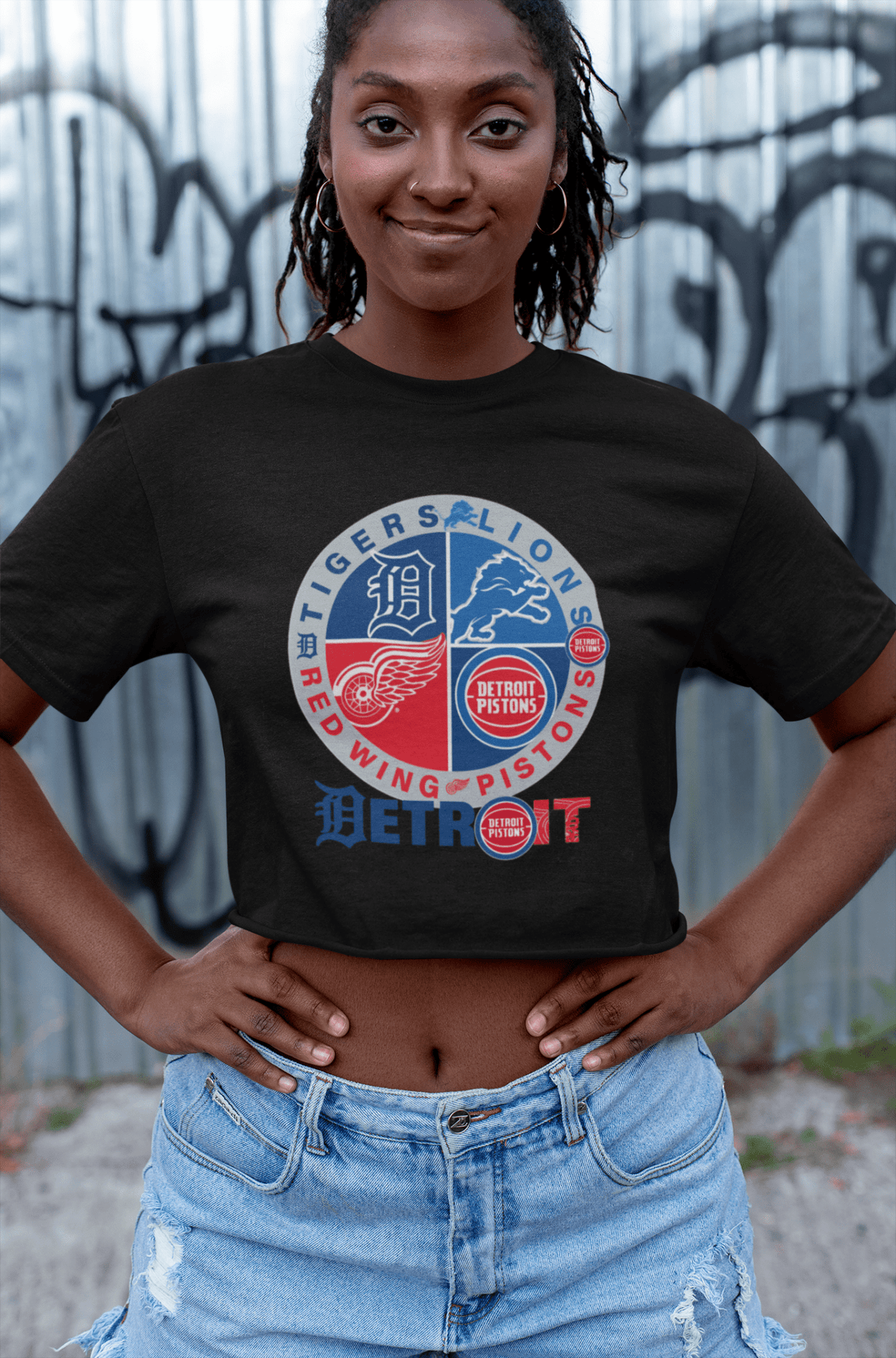 Detroit Sports 4 Team T-Shirt – Detroit Fan Gift Tee for True Supporters - WJMAPPAREL.COM
