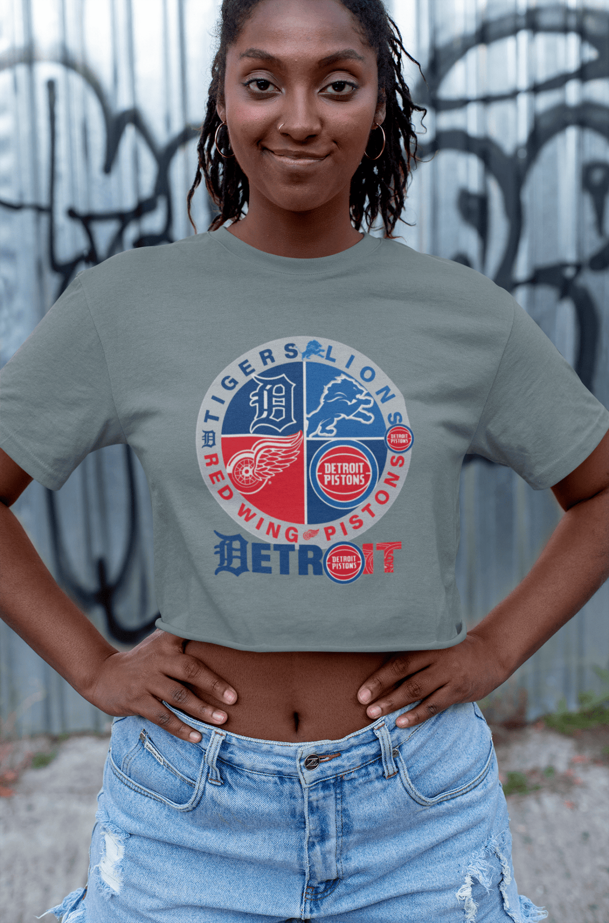 Detroit Sports 4 Team T-Shirt – Detroit Fan Gift Tee for True Supporters - WJMAPPAREL.COM