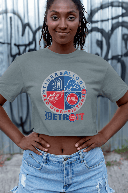 Detroit Sports 4 Team T-Shirt – Detroit Fan Gift Tee for True Supporters - WJMAPPAREL.COM