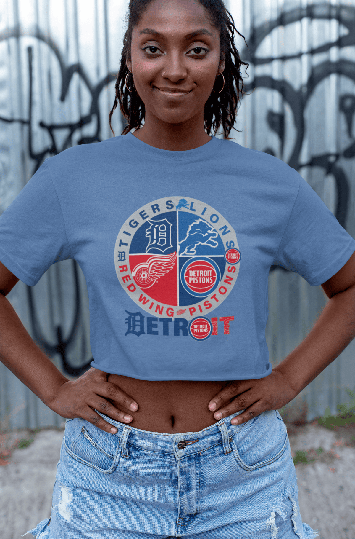 Detroit Sports 4 Team T-Shirt – Detroit Fan Gift Tee for True Supporters - WJMAPPAREL.COM