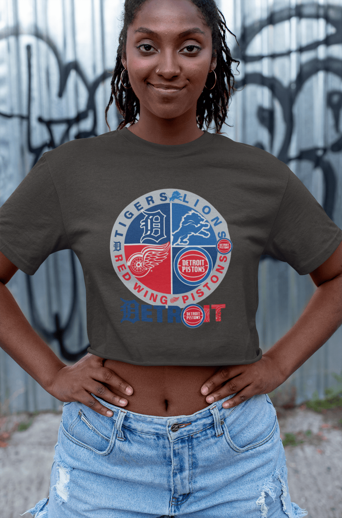 Detroit Sports 4 Team T-Shirt – Detroit Fan Gift Tee for True Supporters - WJMAPPAREL.COM