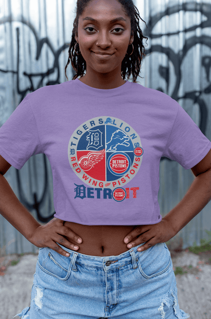 Detroit Sports 4 Team T-Shirt – Detroit Fan Gift Tee for True Supporters - WJMAPPAREL.COM