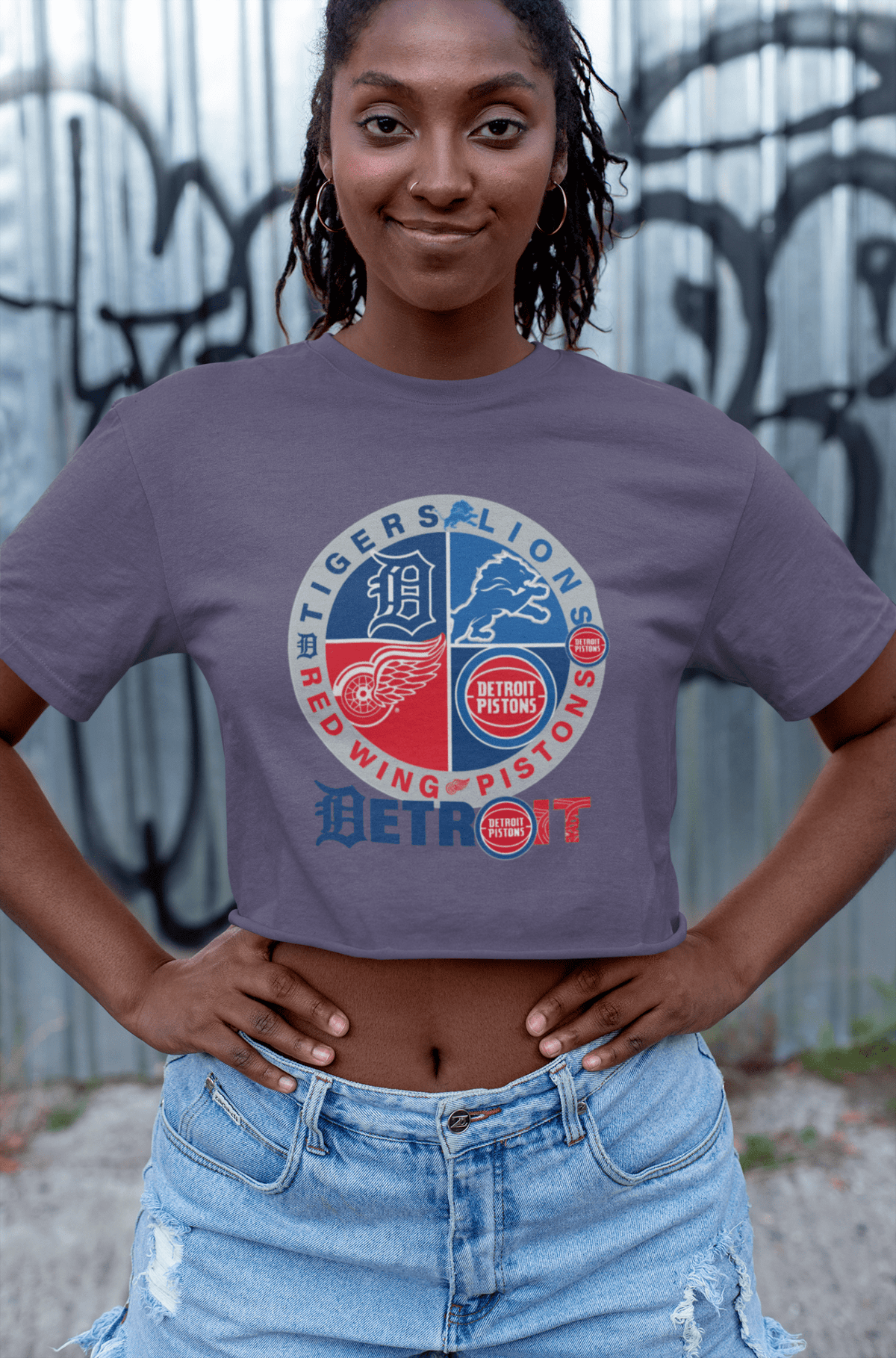 Detroit Sports 4 Team T-Shirt – Detroit Fan Gift Tee for True Supporters - WJMAPPAREL.COM