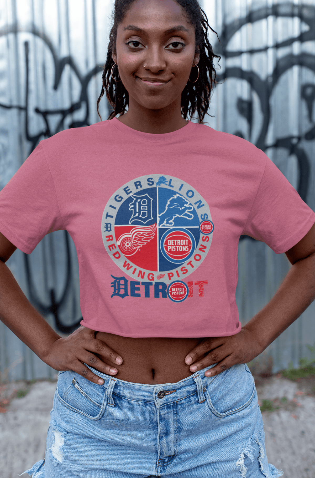 Detroit Sports 4 Team T-Shirt – Detroit Fan Gift Tee for True Supporters - WJMAPPAREL.COM