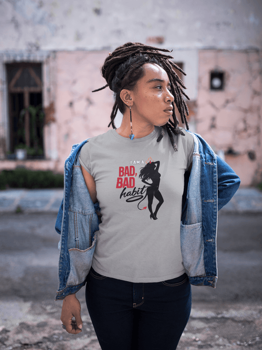 Bad Bad Habit Graphic T-Shirt – Bold Streetwear Statement Tee Gift - WJMAPPAREL.COM