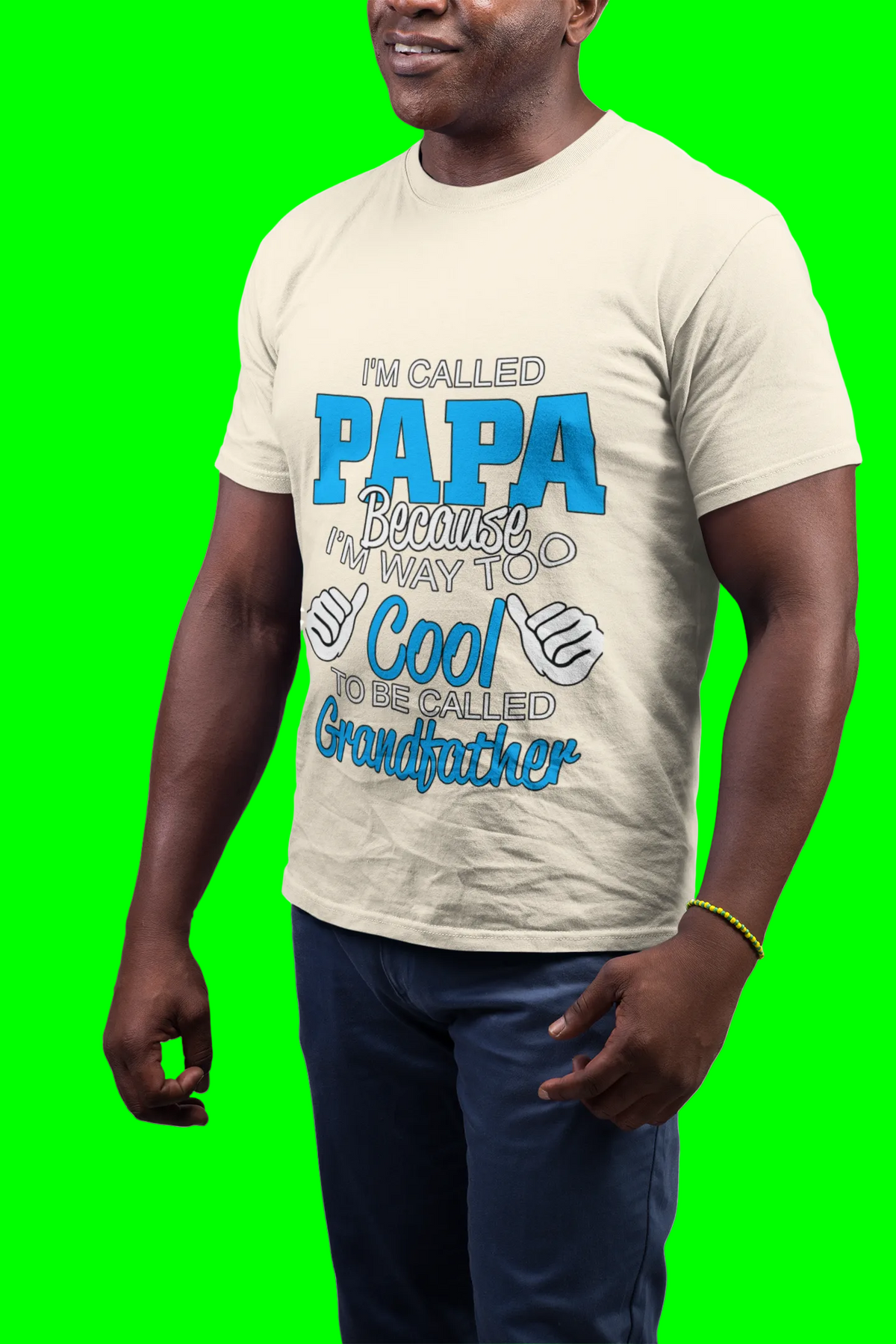 Papa Way Too Cool To Be Called Grandfather T-Shirt